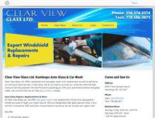 Tablet Screenshot of clearview-glass.com